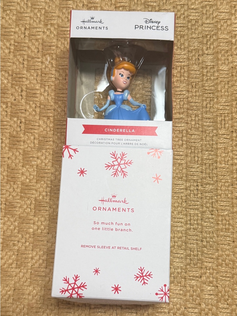 Hallmark Disney Princess Cinderella Christmas Tree Ornament NIB New in Box